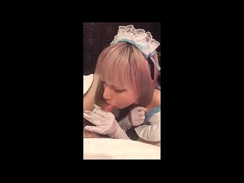 ❤️ Japanski idol [mayuka], kostim francuske sobarice, 1. dio, pušenje i drkanje losionom ️❌ Porno kod nas ️❤